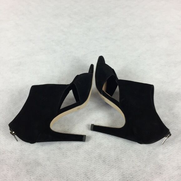 Sole Society Pamelina High Heels Size 6.5 7 Black Open Toe Sandals Ankle Cuff - Picture 5 of 11